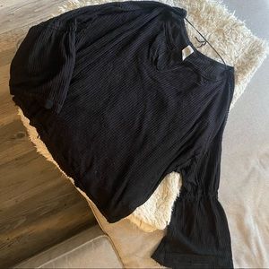 We The Free waffle long sleeve top